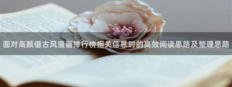 梦漫漫画作品分类：面对高颜值古风漫画排行榜相关信息时的高效阅读思路及整理思路